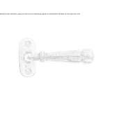 Bronze door handle on the back plate Anthiro