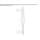 Brass pull handle Stitar