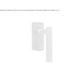 Bronze window handle with lock Anthiro