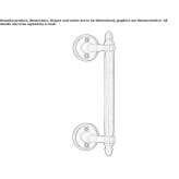 Brass pull handle Marlhes