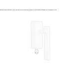 Iron window handle with lock Anthiro