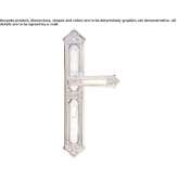 Brass handle on the back plate Greoni