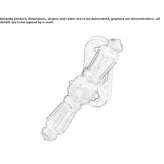 Brass window handle Saxilby