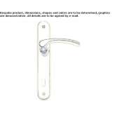 Brass handle on the back plate Sunbury