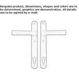 Iron door handle Anthiro