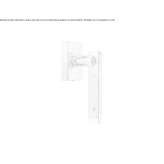Bronze window handle Anthiro