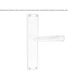 Bronze door handle on the back plate Mamolar