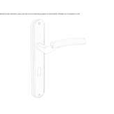 Steel handle on the back plate Sunbury