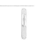 Bronze door handle on the back plate Anthiro