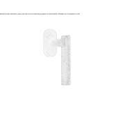 Metal window handle Anthiro