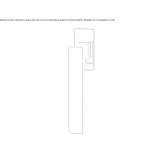 DK Zamak window handle on a rosette Chupuro