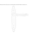 Iron handle on the back plate Yuzhnyy
