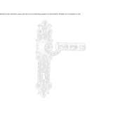 Wrought iron door handle on backplate Konin