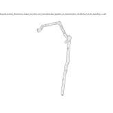 Brass pull handle Bassett