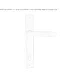 Iron handle on the back plate Uzemain