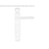 Iron handle on the back plate Vinebre