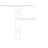 Iron handle on the back plate Patmos