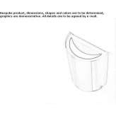 Outdoor wall-mounted waste bin made of stainless steel Kadoelen