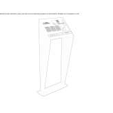 Information stand made of galvanized steel Vransko