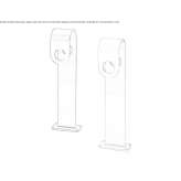 Steel bicycle stand Tymbark