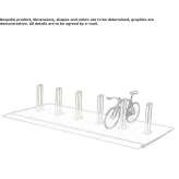 Metal bicycle stand Belville