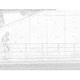 Steel barrier for pedestrians Sardinia