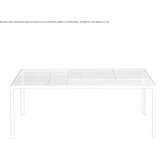Steel table for public places Lotskyne