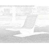 Garden chair in stainless steel and PET Cacica
