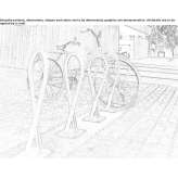 Steel bicycle stand Kurow