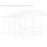 Tempered glass veranda for smokers Toksovo