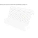 Modular wooden bench with backrest Coogee