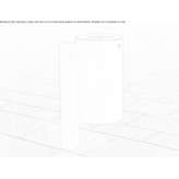 Outdoor stainless steel waste bin Vianden