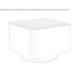 Garden post/chair made of composite material Masueco
