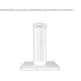 Electric post with base plate Karacay