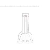 Removable post with base plate Karacay