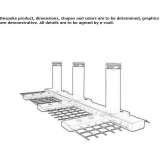Fixed posts with base Karacay