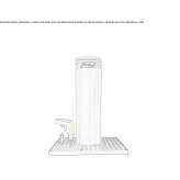 Post with base plate Karacay