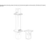 Removable pole Shimsk