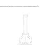 Removable pole with base Karacay