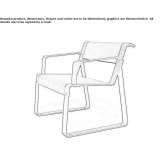 Steel garden chair Punat