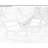 Steel garden chair Caleras