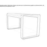 Steel table for public places Punat