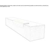 HPL bench without backrest Hidas