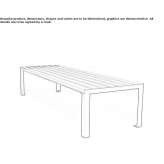 Low table for public places Gniezno