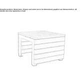 Garden chair made of steel and wood Wizernes