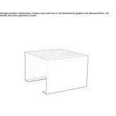 Garden chair made of steel and wood Galatini
