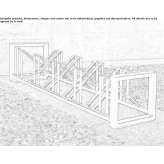 Steel bicycle stand Anthousa