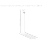 Steel floor fountain Leuben