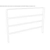 Pedestrian barrier made of galvanized steel Osdorf