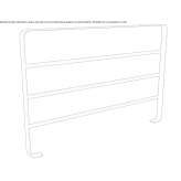 Pedestrian barrier made of galvanized steel Osdorf